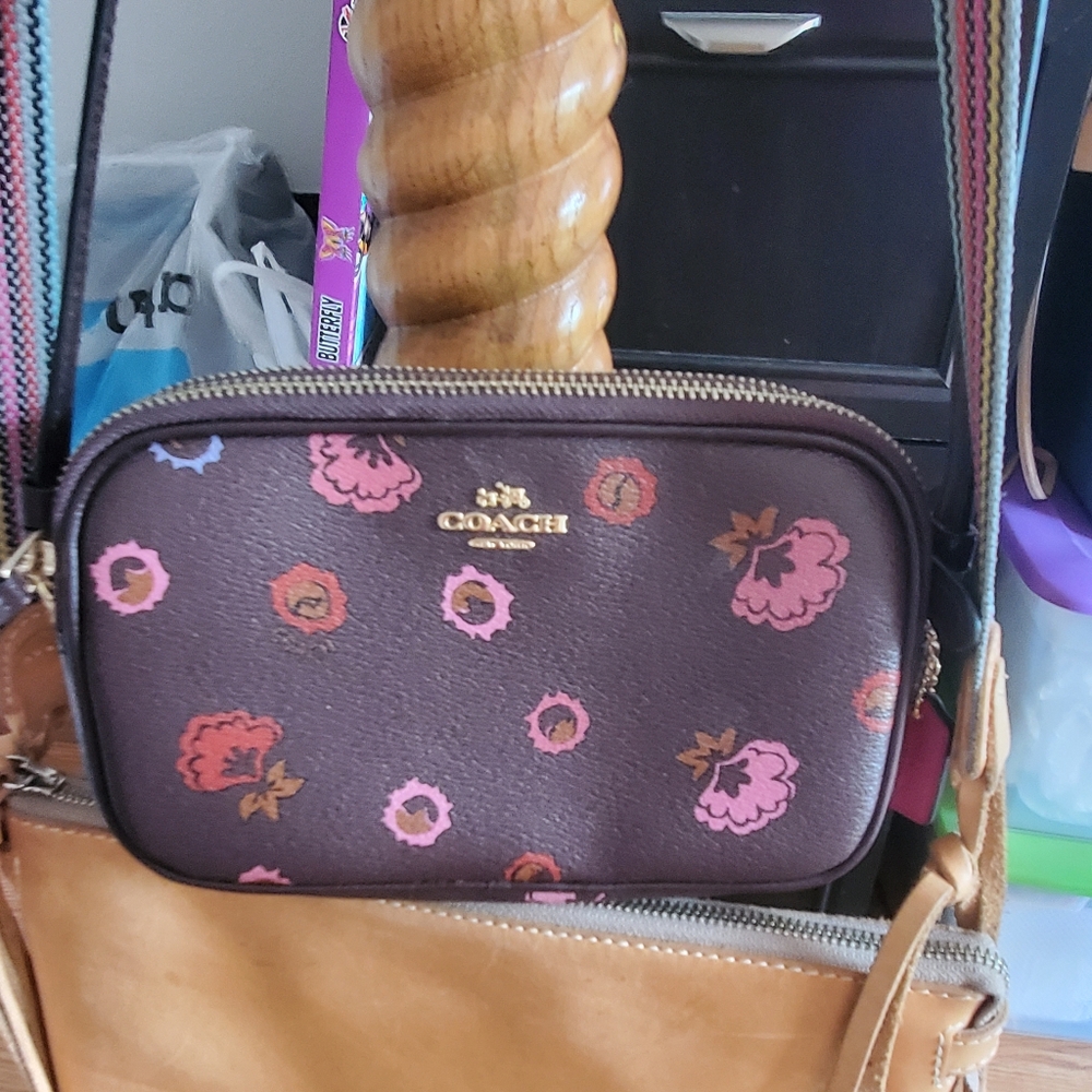 Coach Plum Floral Women's Bag
